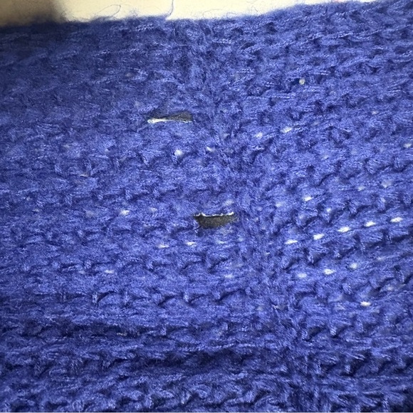 Charming Charlie Scarf Set - Blue, Cream, Gray - Picture 8 of 12